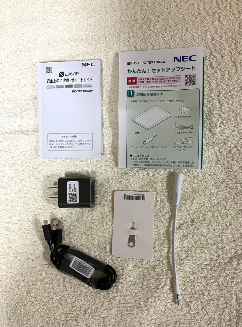 NEC LavieタブレットTab E 10FHD1 PC-TE710KAW