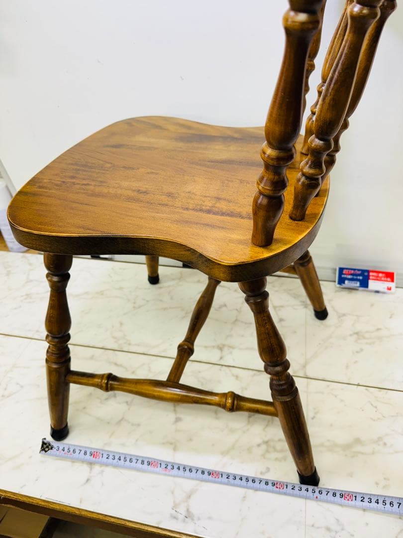 柏木工　ウィンザー　スピンドル　木製　ダイニングチェア　ビンテージ 椅子　軽量