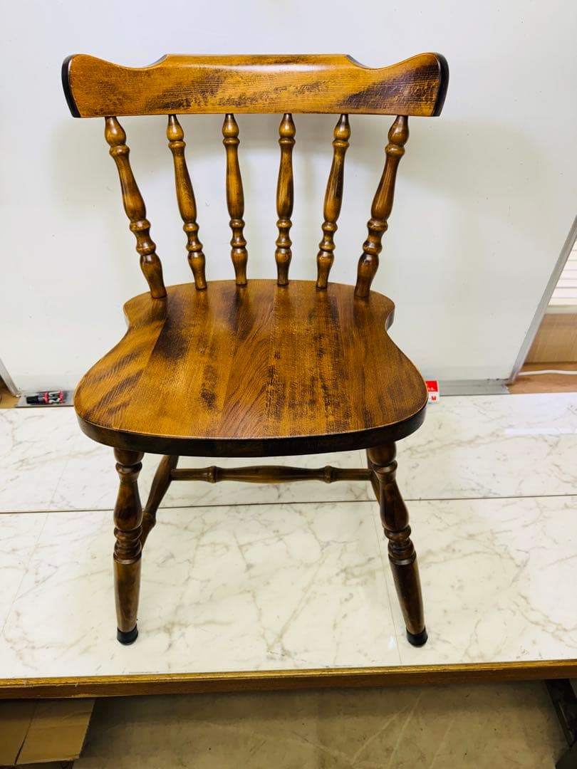 柏木工　ウィンザー　スピンドル　木製　ダイニングチェア　ビンテージ 椅子　軽量