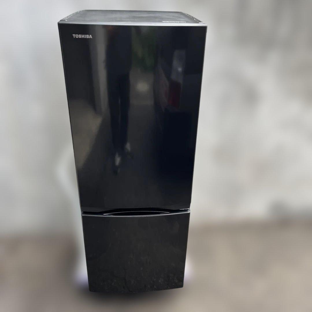 2024年製　ほぼ新品　東芝　冷蔵庫　ブラック　一人暮らし　洗濯機