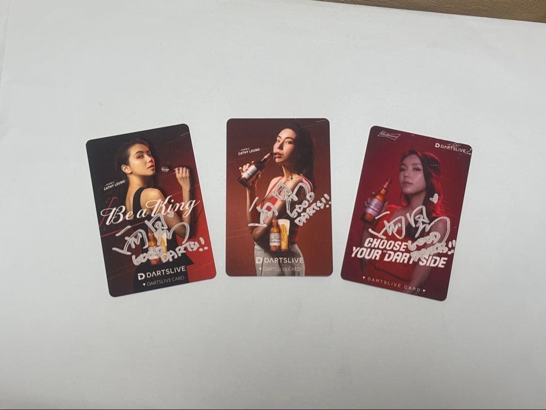 希少 キャシー・リョン Cathy Leung バドワイザー ダーツライブカード
