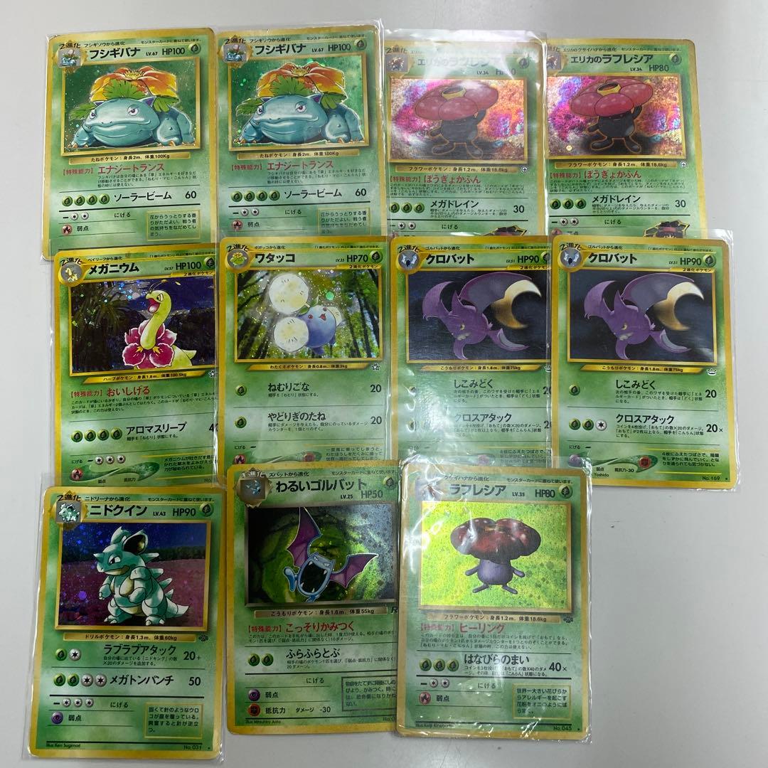 状態C 旧裏 まとめ フシギバナ エリカのラフレシアなど★ 第1弾拡張パック