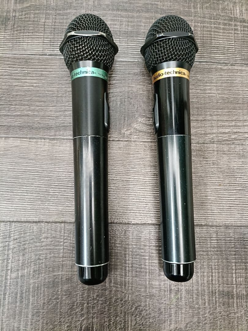 値下げ！オーディオテクニカ ワイヤレスマイク 2本 充電器セット　オマケ受光機