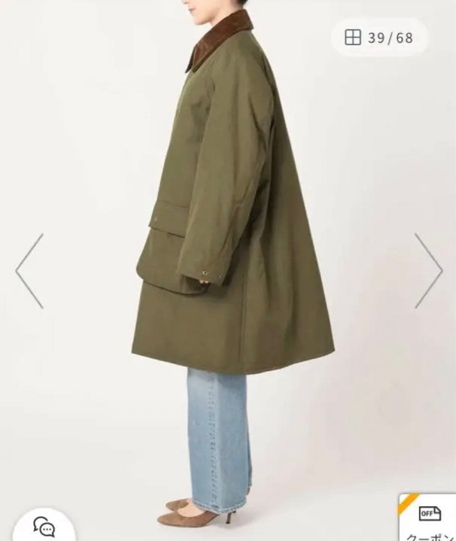 ⭐︎　FRAMeWORK＊Barbourバブアー　ミリタリーコート