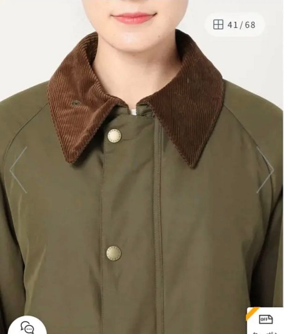 ⭐︎　FRAMeWORK＊Barbourバブアー　ミリタリーコート