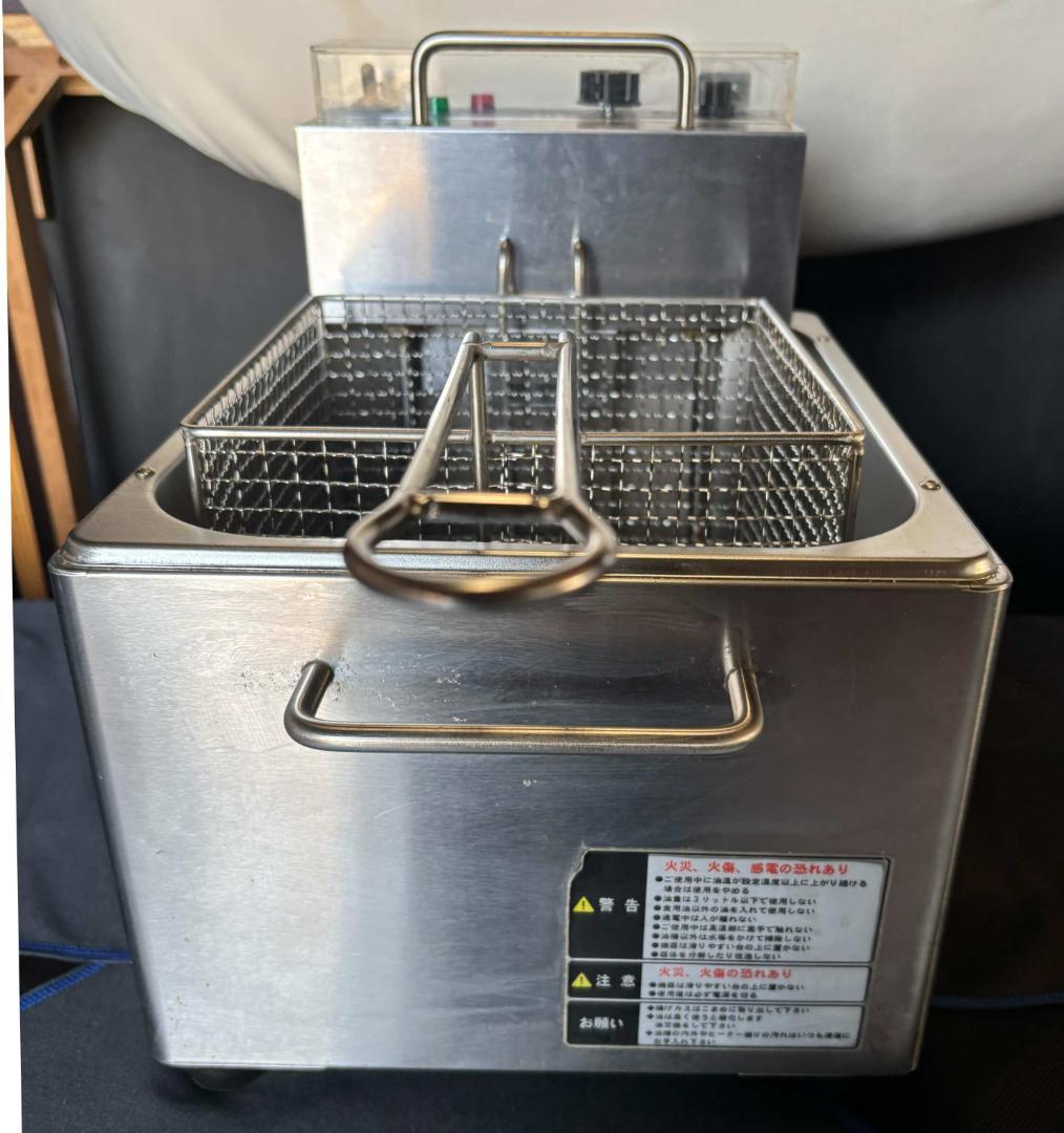 卓上電気フライヤー テンポス 業務用 TBEF-7 Used/美品