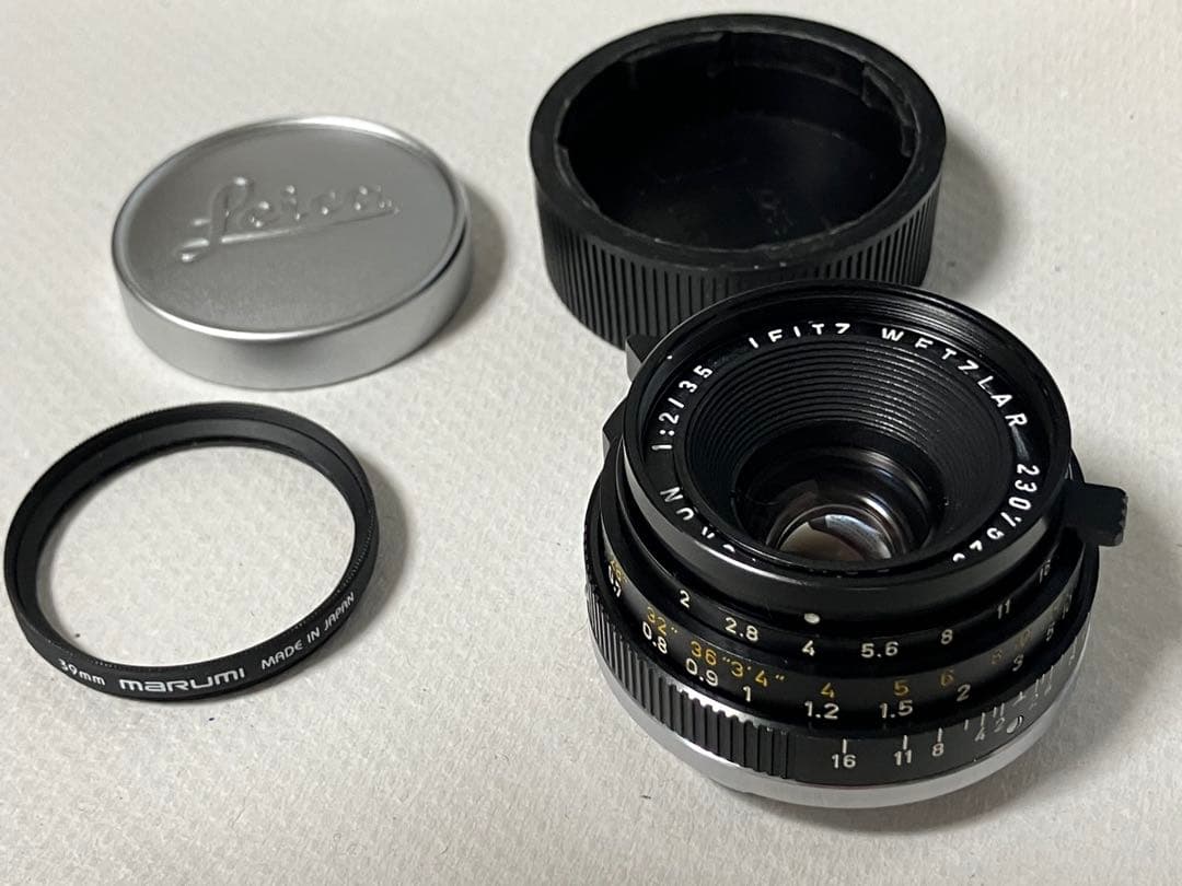 ズミクロン SUMMICRON 35mm 6枚玉 ツノ付 美品 最初期ドイツ