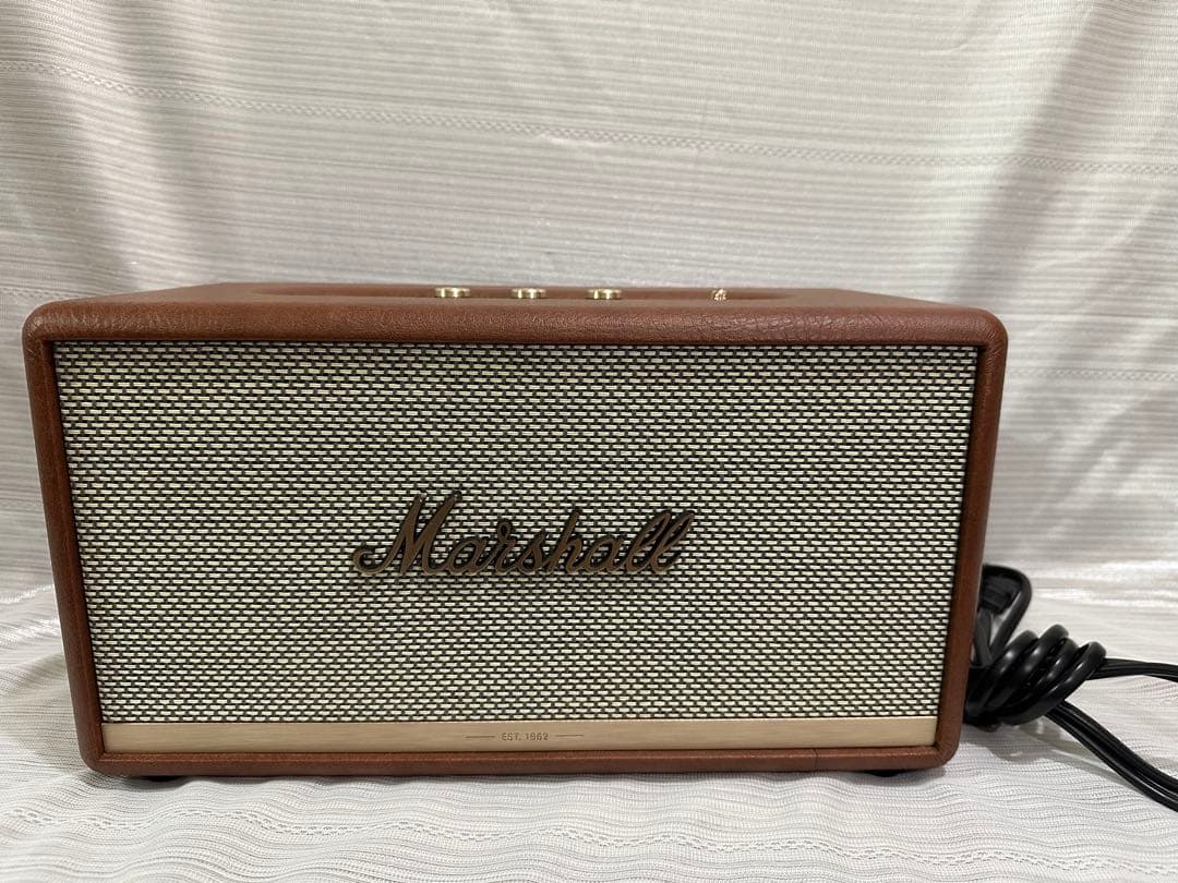 美品Marshall Stanmore II ワイヤレススピーカー(ブラウン)