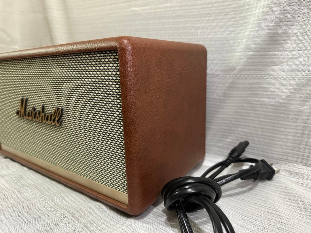 美品Marshall Stanmore II ワイヤレススピーカー(ブラウン)
