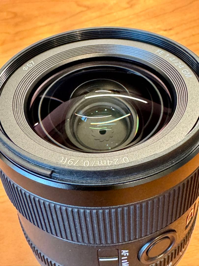 新品同様 ソニー SONY FE 24mm F1.4 GM 純正フィルター付