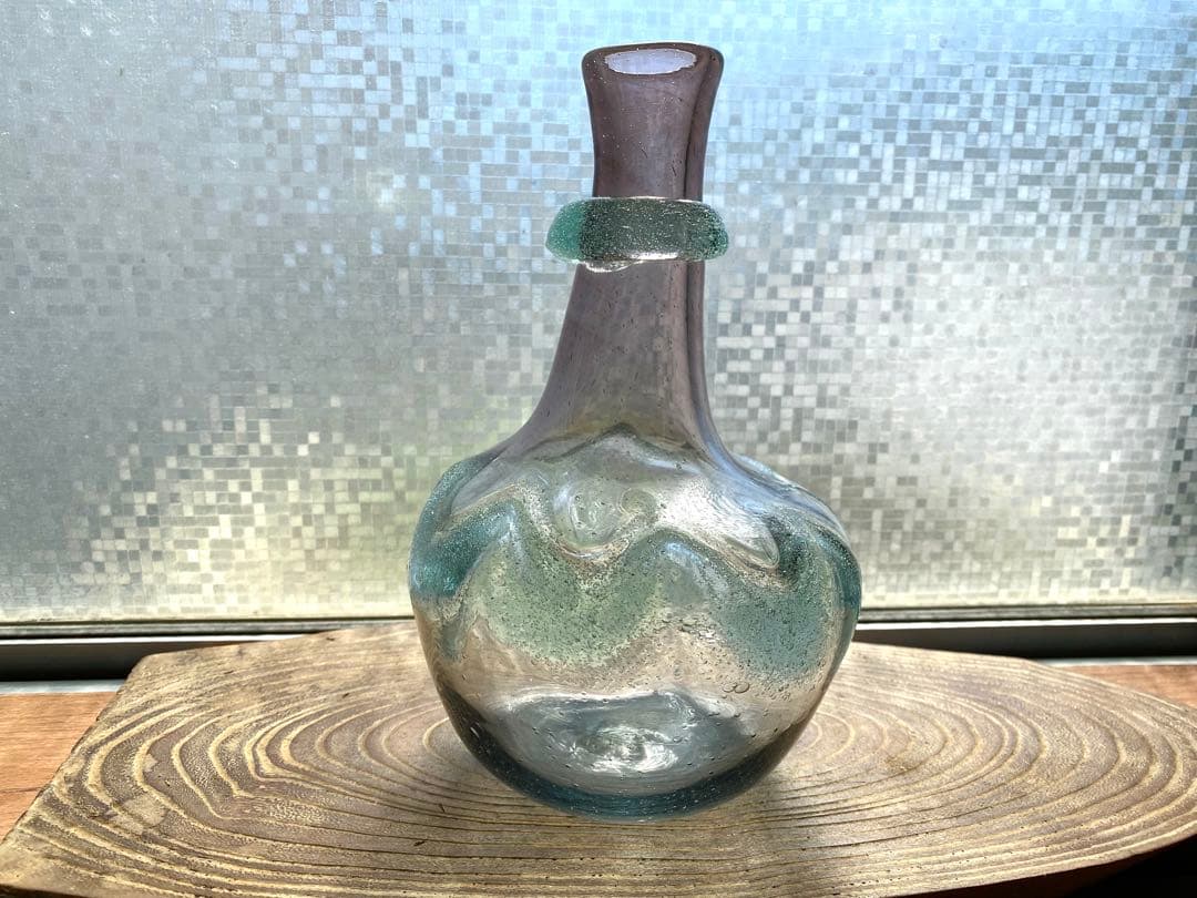 稲嶺盛吉　ガラス花瓶　【レア・13日までセール値とさせていただきます】