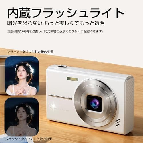 デジタルカメラ, 4K対応, 6800万画素, 2.8インチ液晶, 128GBm