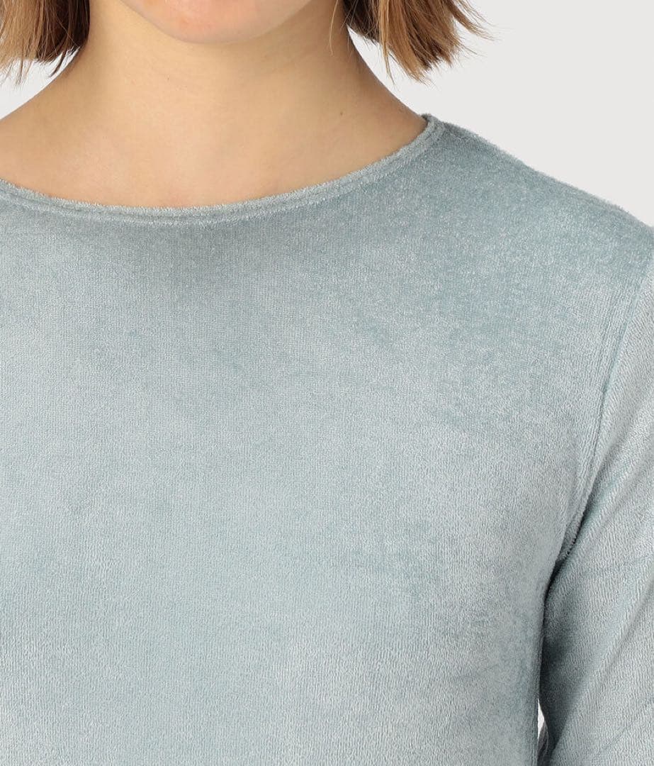 トップス BASERANGE velour Long Sleeves Pullover