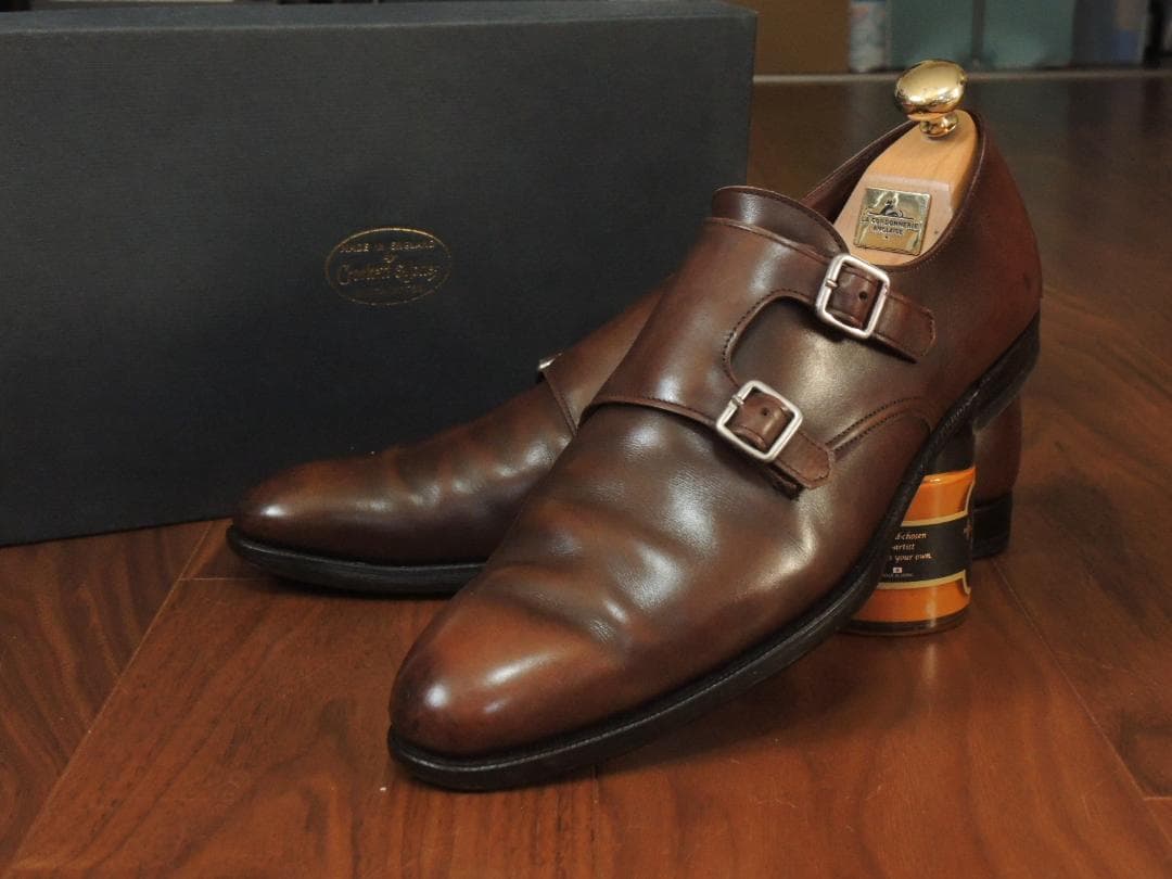 美品17万円　クロケットジョーンズ　最上位ハンドグレード　7.5　傑作Dモンク