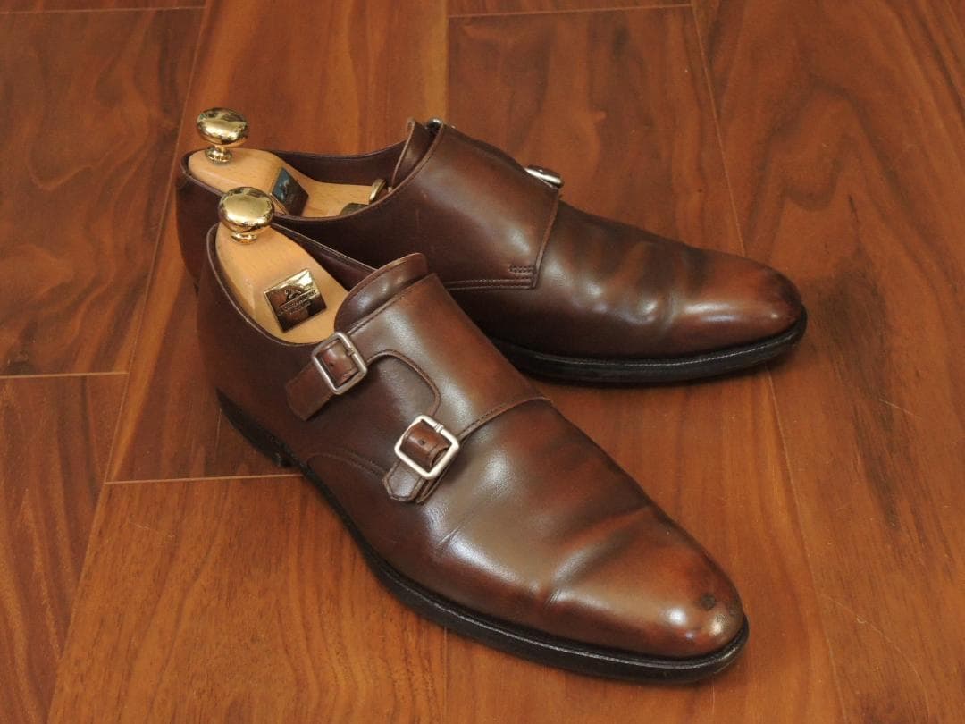 美品17万円　クロケットジョーンズ　最上位ハンドグレード　7.5　傑作Dモンク