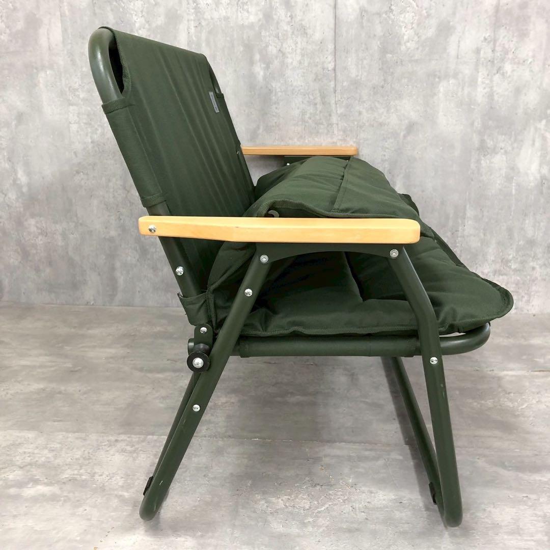 【室内外/車内にも！】DOD グッドラックソファ カーキ 折り畳み