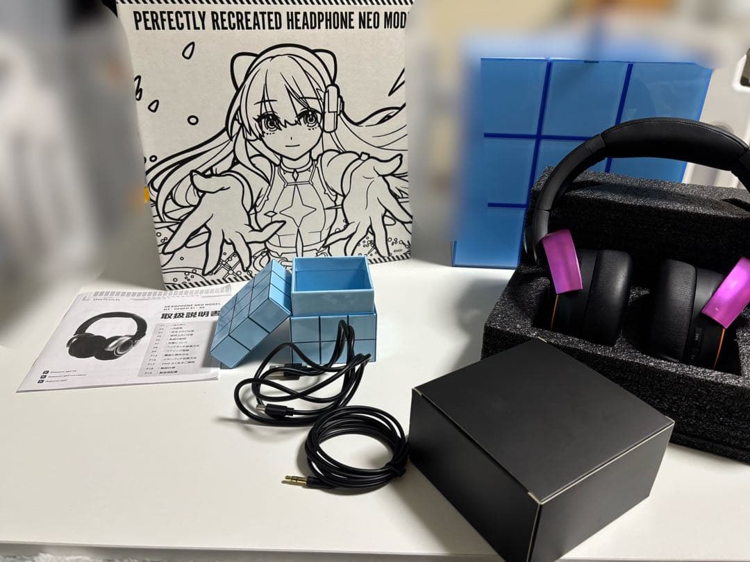 えんつか　NEO MODEL ゲーミングヘッドフォン ブラック/パープル