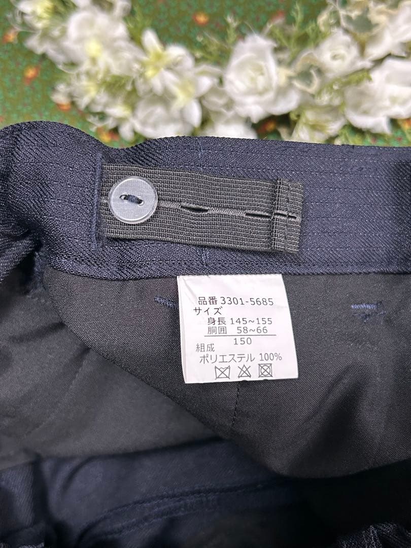 未使用ウォルツバイビームス デザイン BEAMS150ネイビースーツ男の子 無地