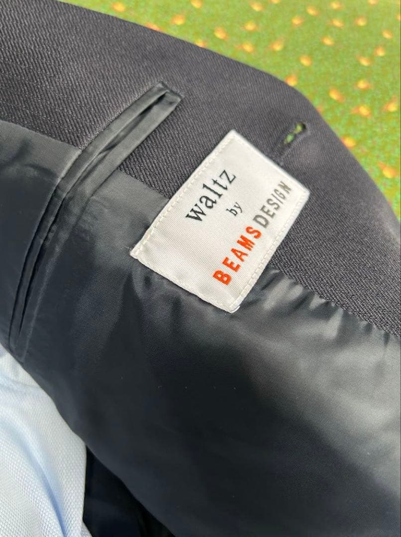 未使用ウォルツバイビームス デザイン BEAMS150ネイビースーツ男の子 無地