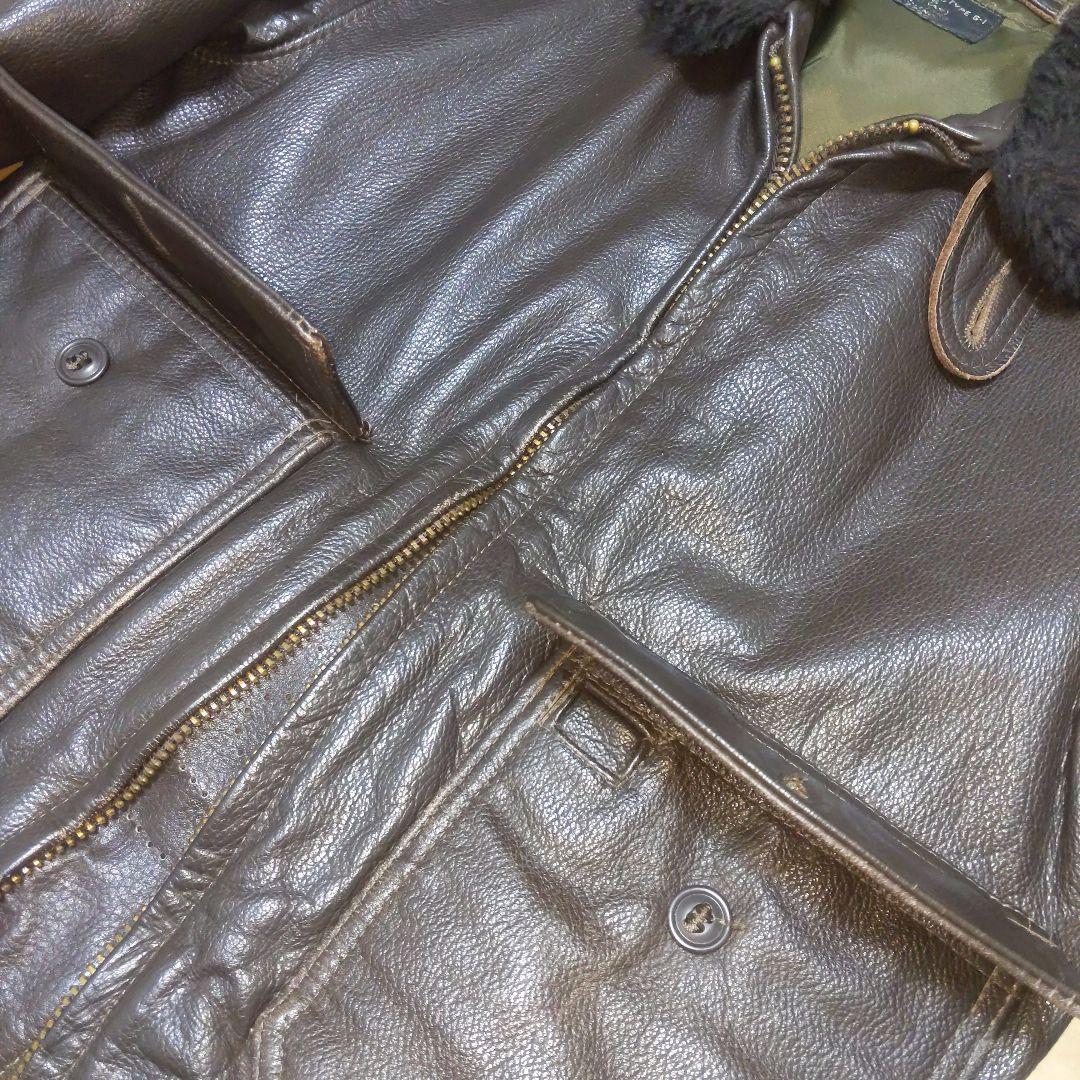 アメリカ海軍フライトジャケット G−1 ブリルブロス 36 実物放出良品