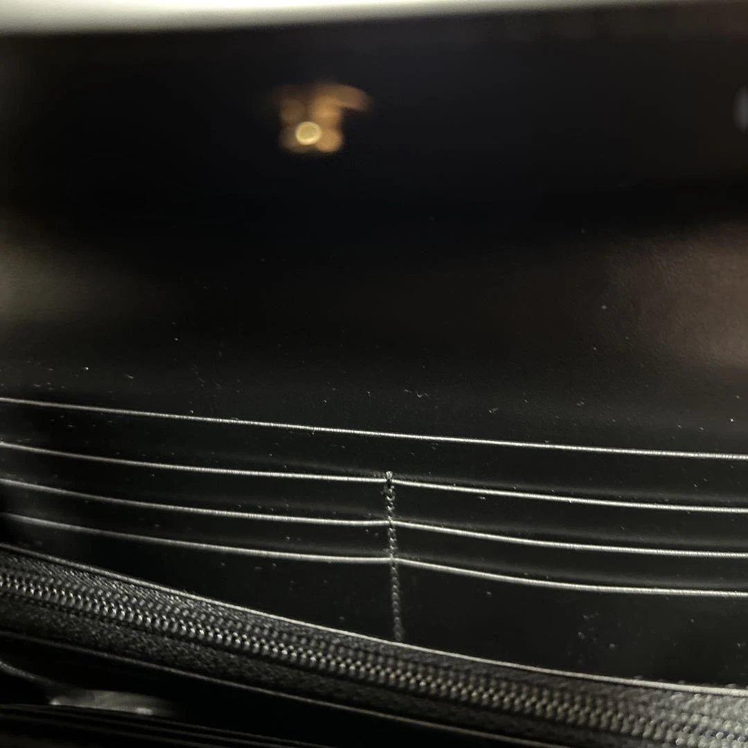 GUCCI シマレザー　長財布