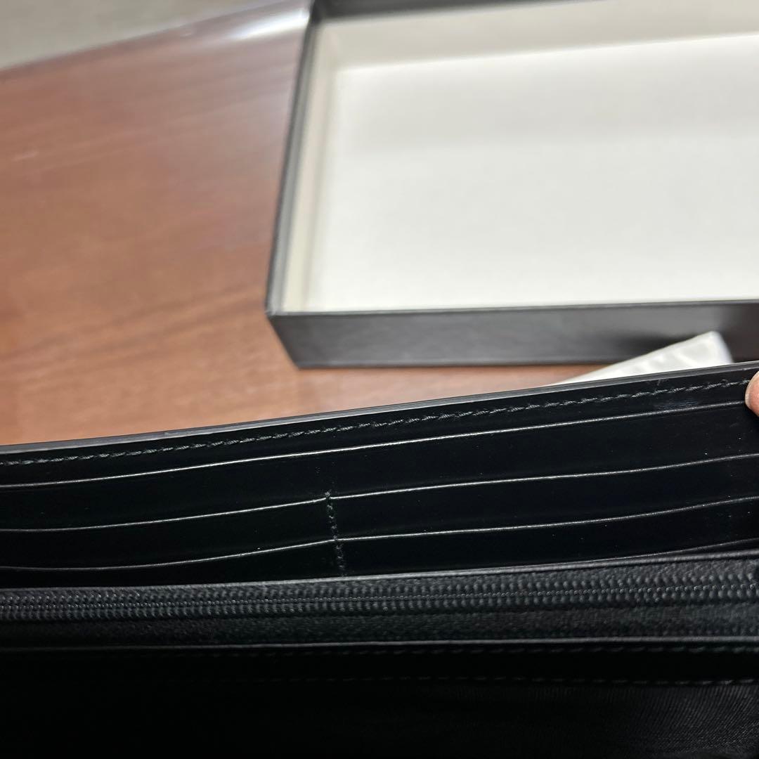GUCCI シマレザー　長財布