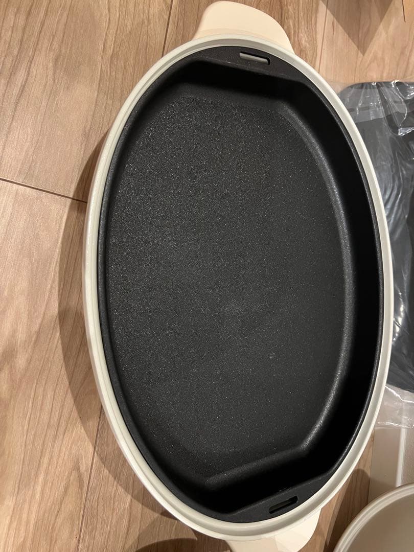 BRUNO オーバルホットプレート ベージュ