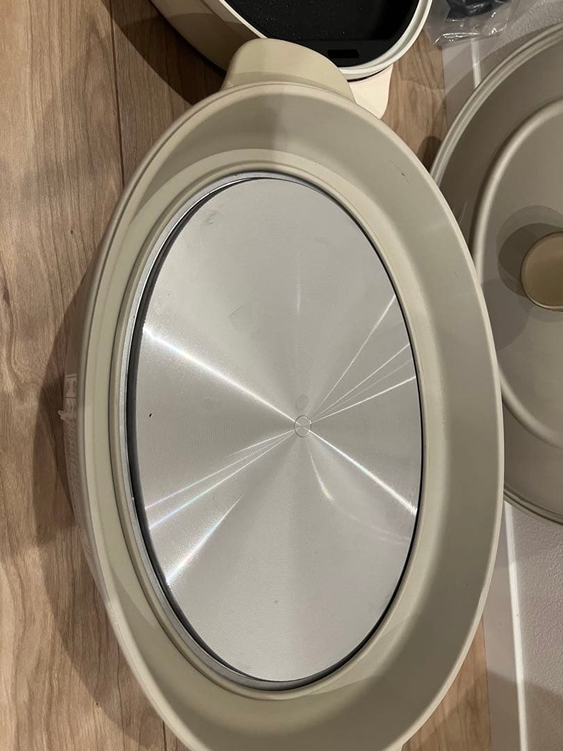 BRUNO オーバルホットプレート ベージュ