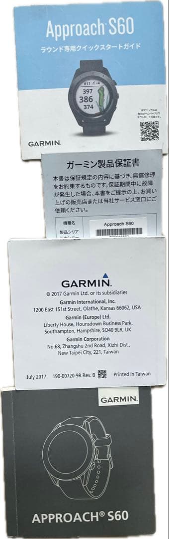 GARMIN APPROACH S60 GPSゴルフウォッチ