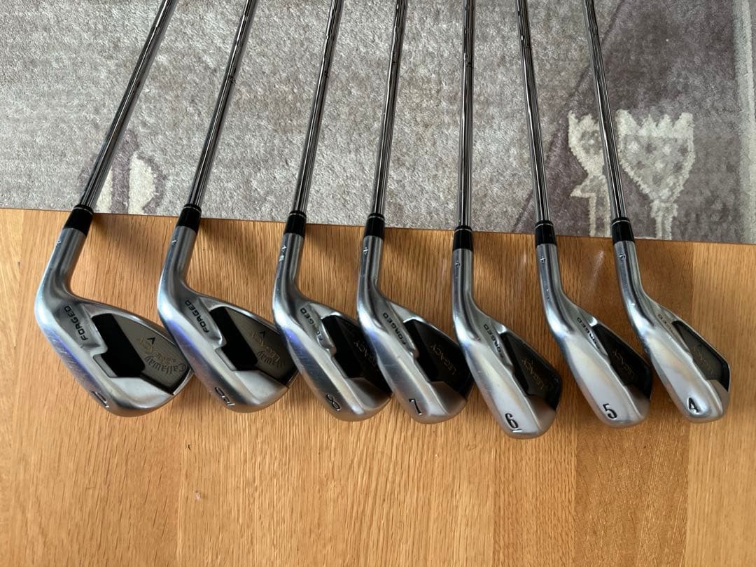 キャロウェイLEGACY V FORGED 7本 GS95 S200 上田桃子