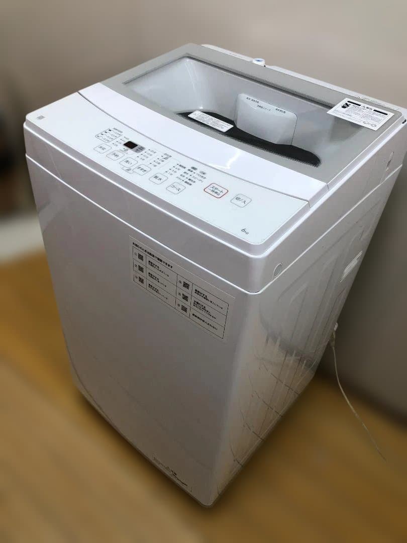 美品 ニトリ 6kg 全自動洗濯機 NTR60 2022年製 112948-2