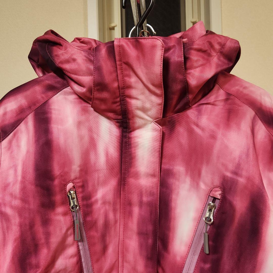 ピンク タイダイ スキーウェア 女性用　LL