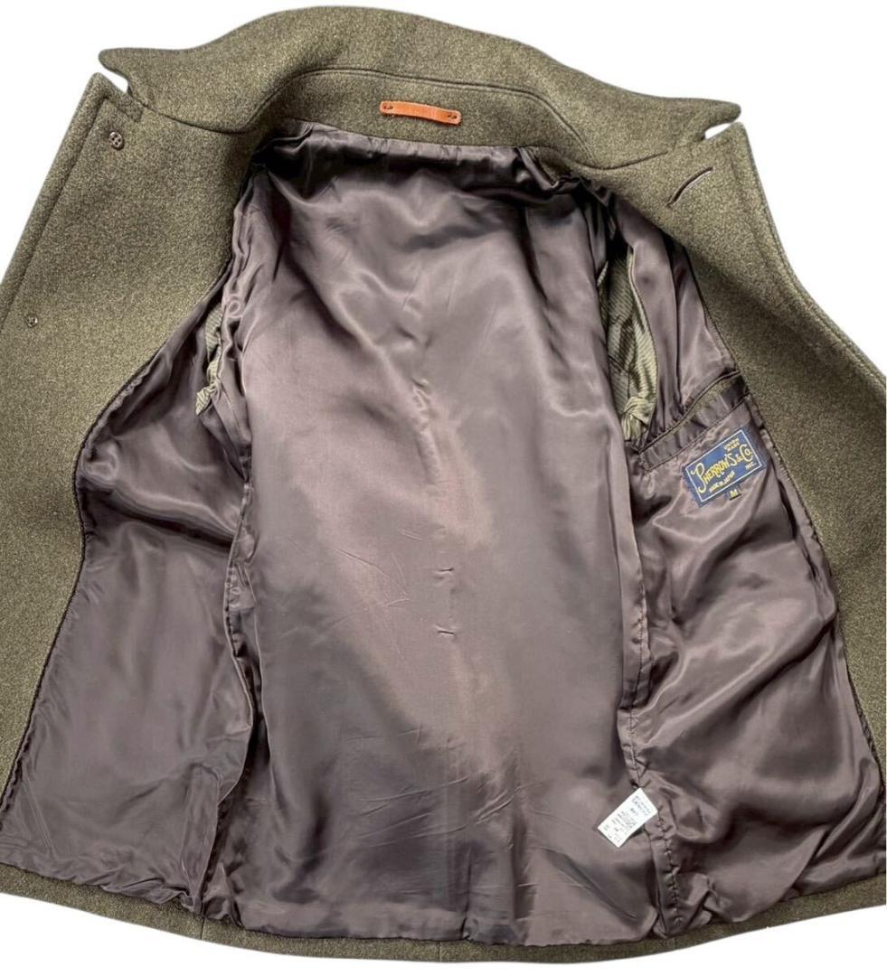 近年モデル PHERROW'S フェローズ フード メルトンコート カーキ M