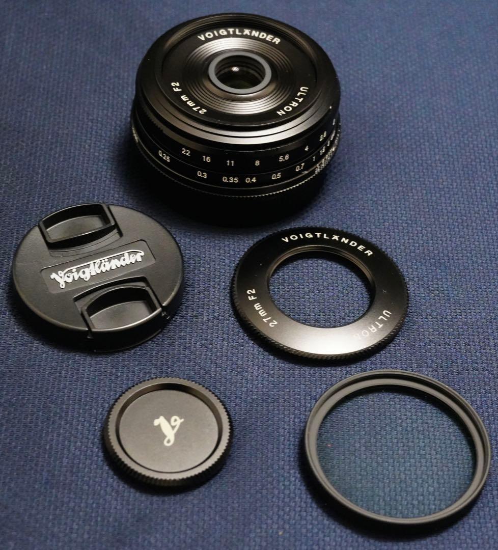 Voigtlander ULTRON 27mm F2 X-mount ブラック