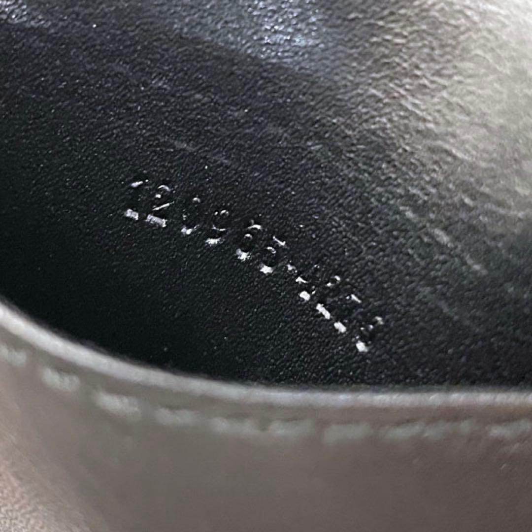 正規品 グッチ 名刺入れ カードケース シマライン 黒 【MM15694】