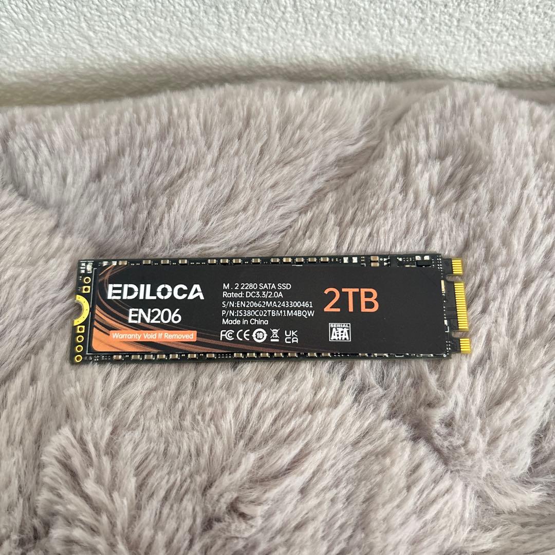 内蔵型SSD EDILOCA EN206 2TB M2 SSD 2280 3DTLC NAND