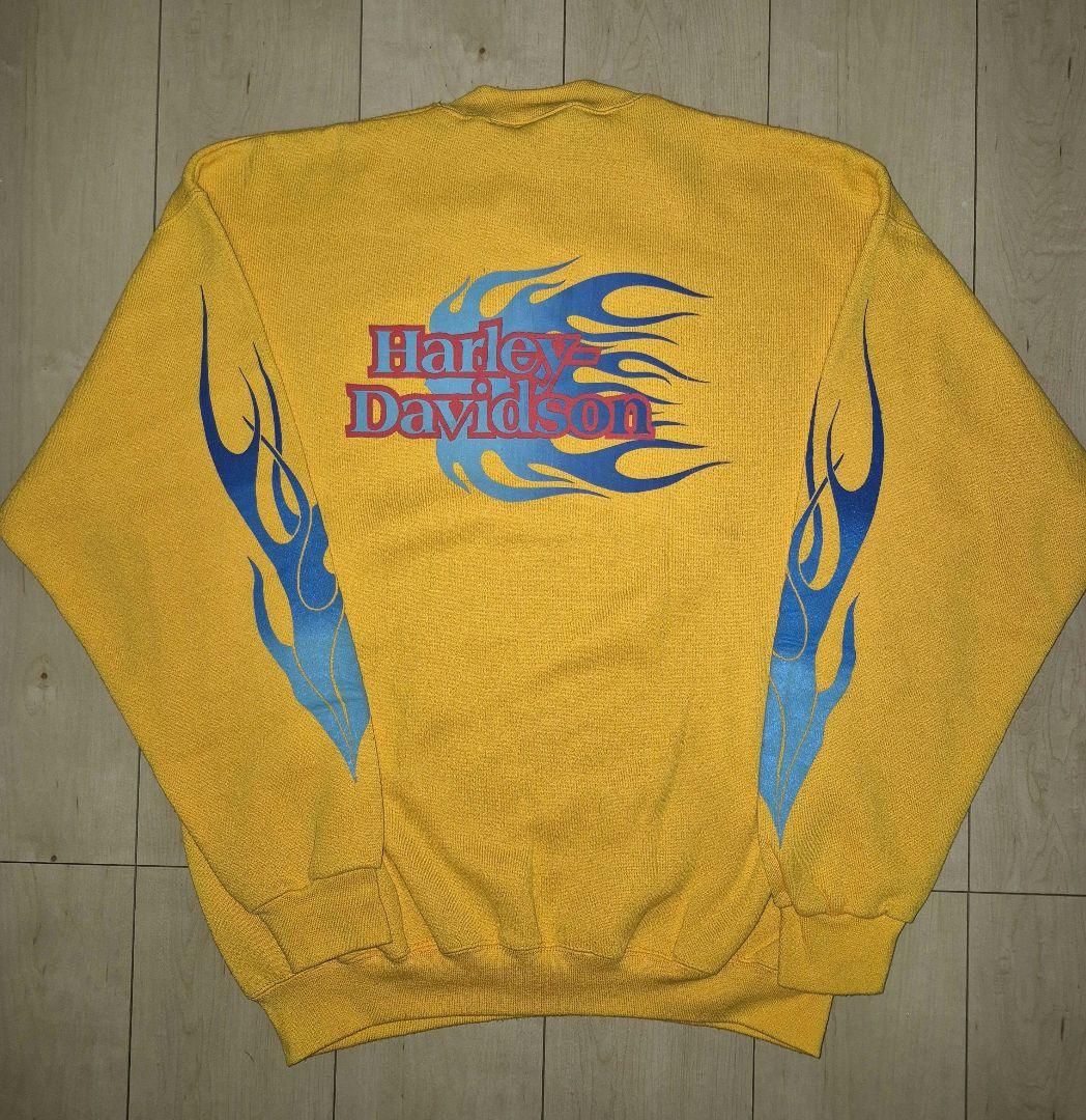 Harley-Davidson フレイム　当時物　90's 袖プリ　US三軒茶屋