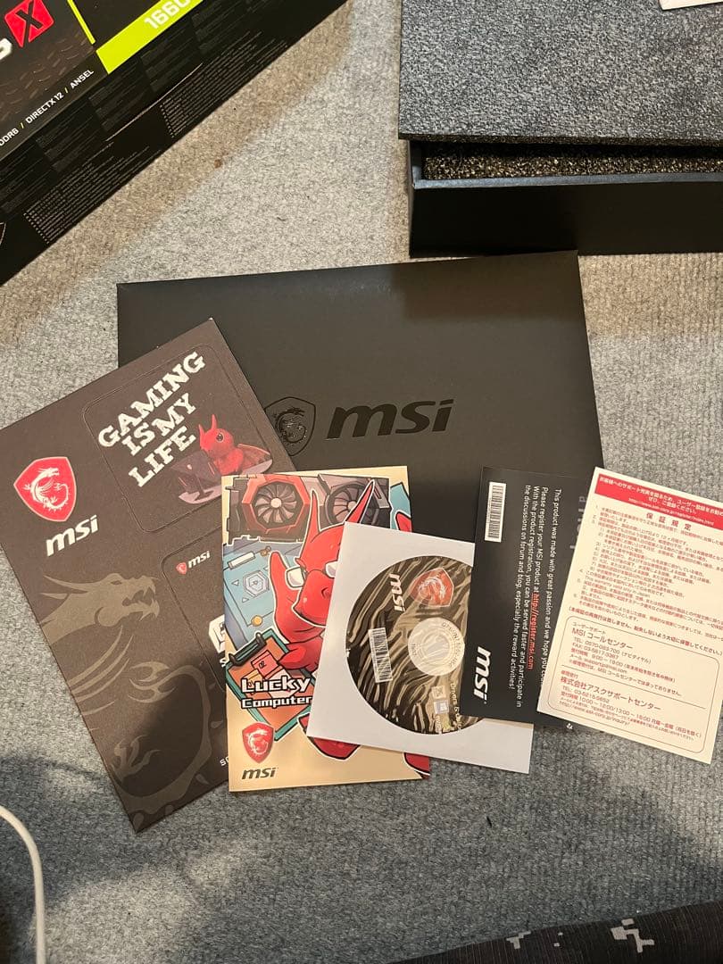 動作〇 MSI GeForce GTX 1660 Ti Gaming X