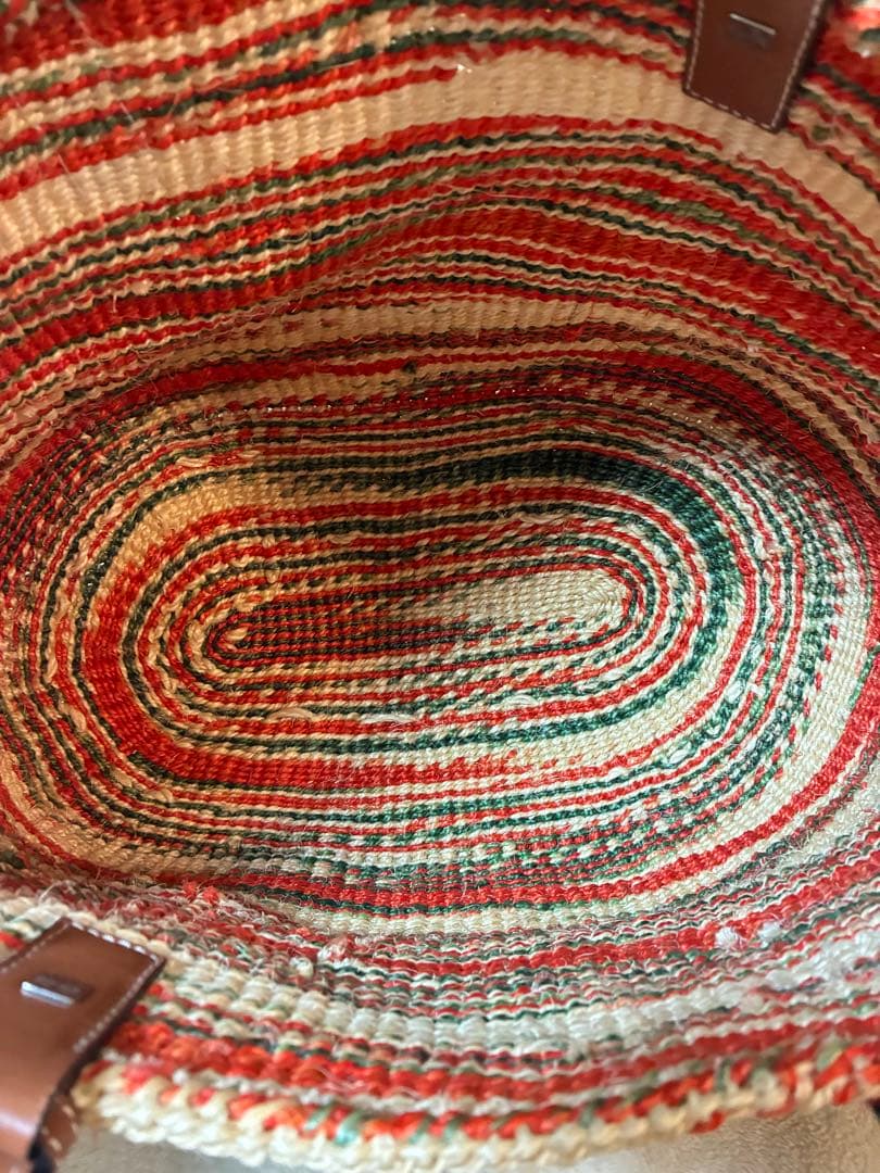 A*i様 LOEWE ストライプ かごバッグ