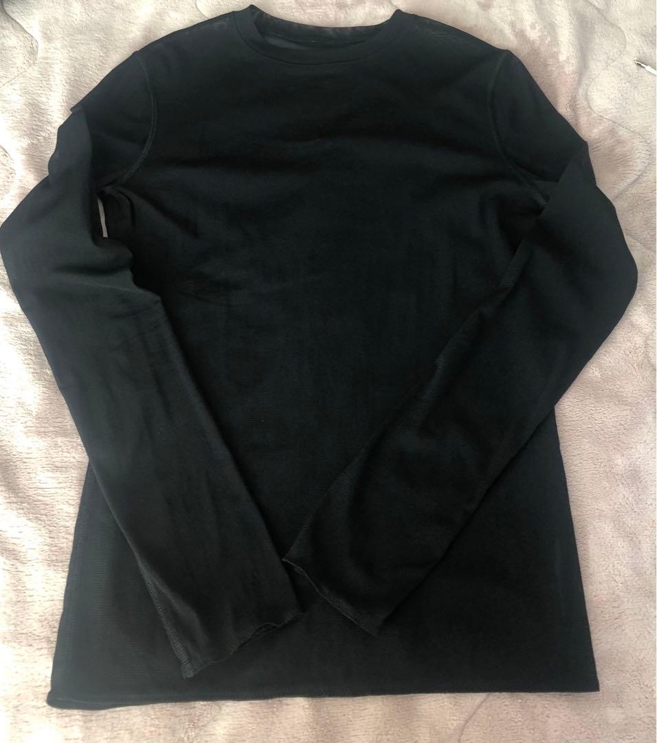 お値下げ❣️La nature linge シアチュールプルオーバー　ブラック