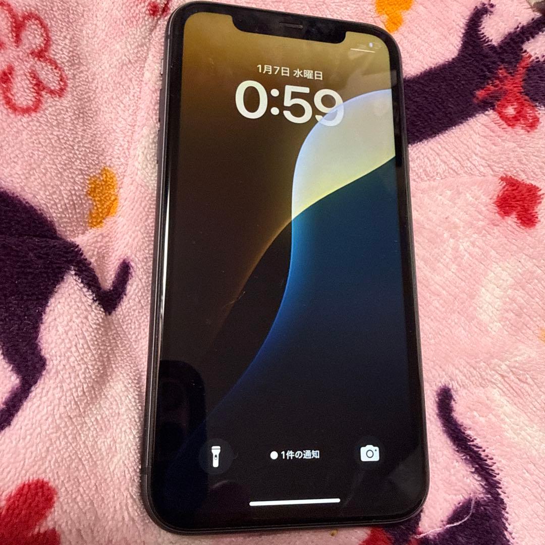 格安動作品 大容量64GB iPhone11 MWLT2J/A SIMロック無し