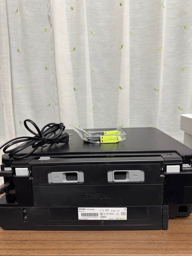 ジャンク品/EPSON EP-810AB プリンター/インク2個付き