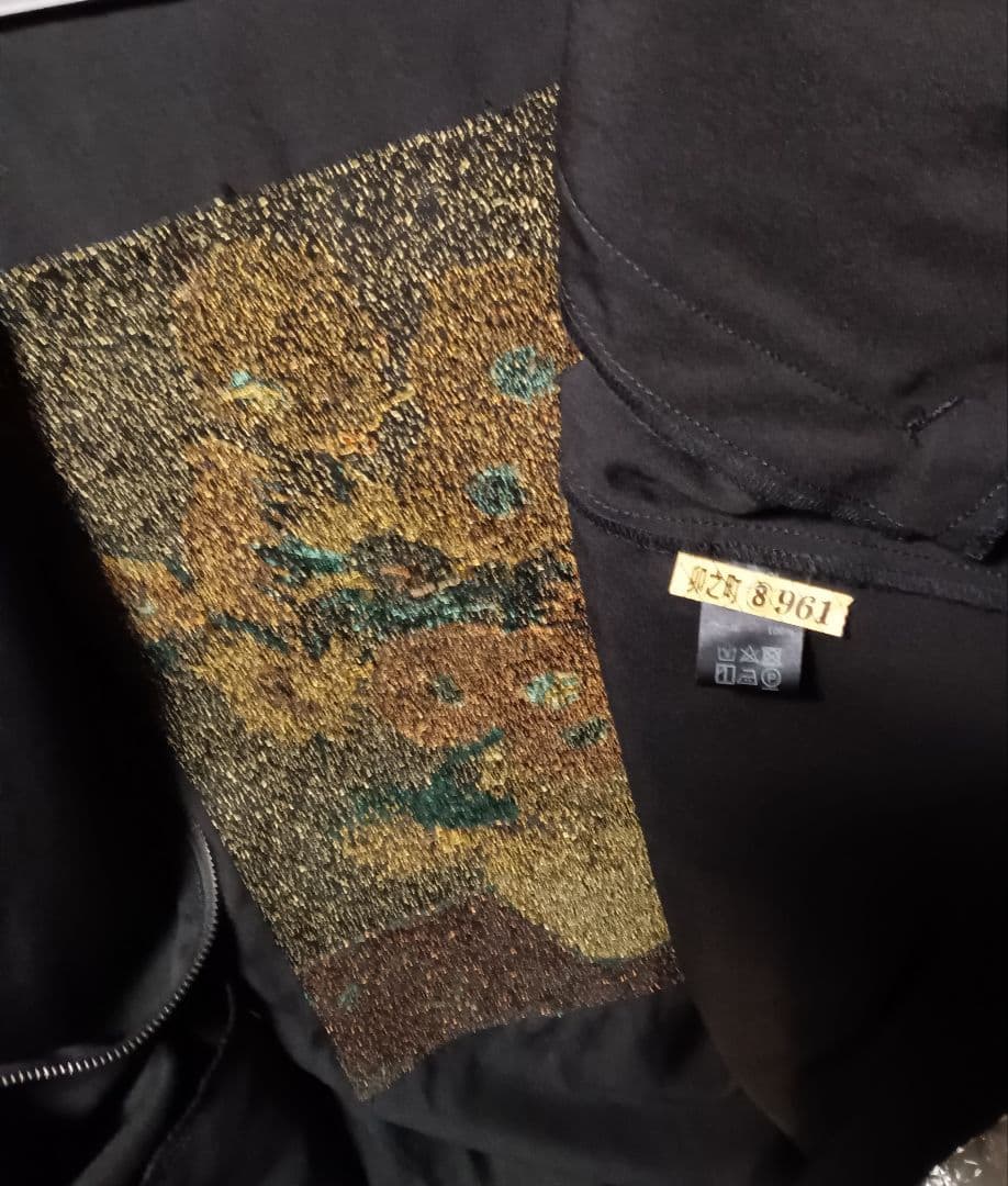 tommo新品同様Bishoolビシュールクロウールギャバジン刺繍ブルゾン