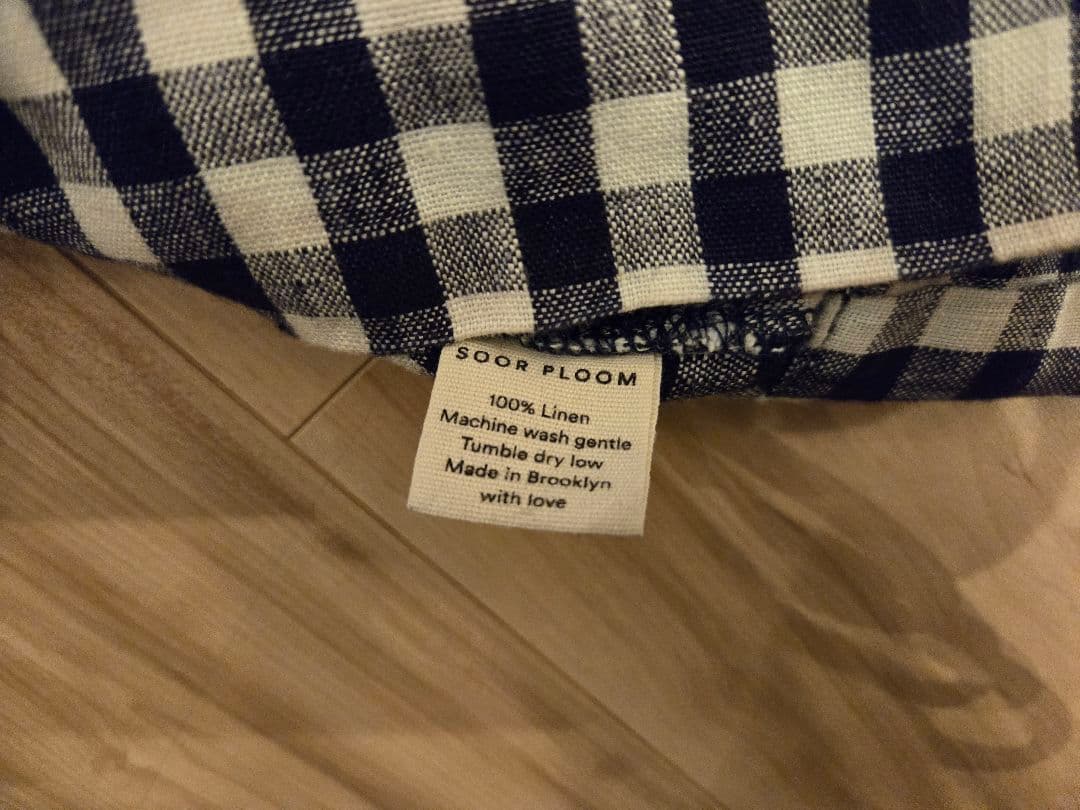 Sale　soor ploom Eloise pinafore gingham