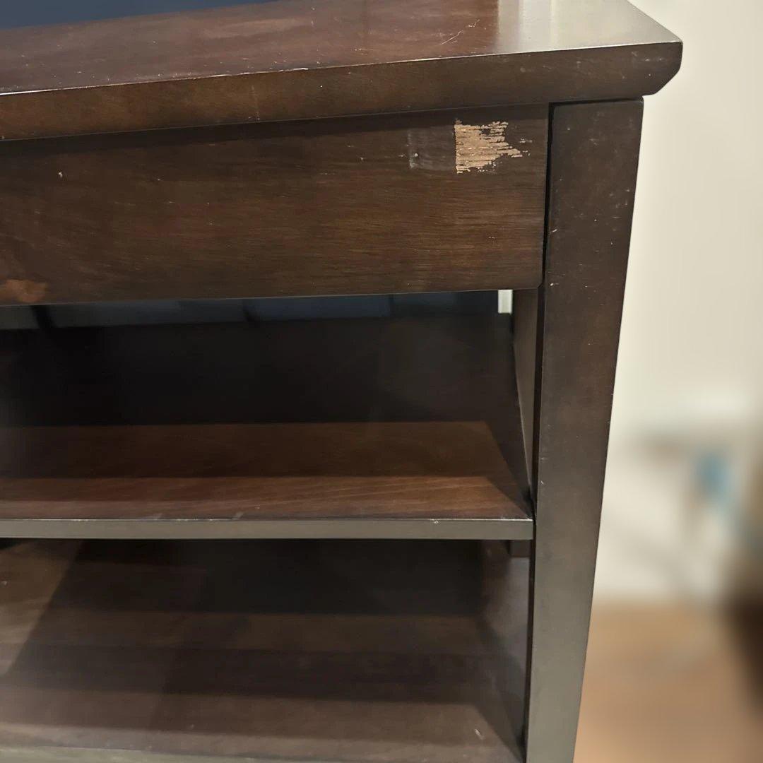 (DEN) 田コーポレーション　サイドキャビネット　テレビ台　電話台　キャスター