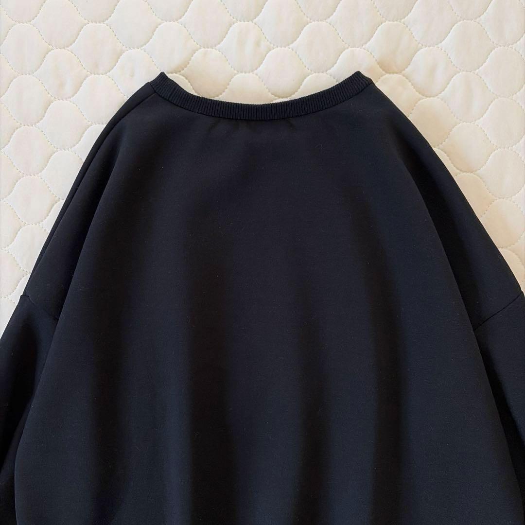 BEARDSLEY✴︎ダンボールパフトレーナー　スウェット ブラック　フリーサイズ