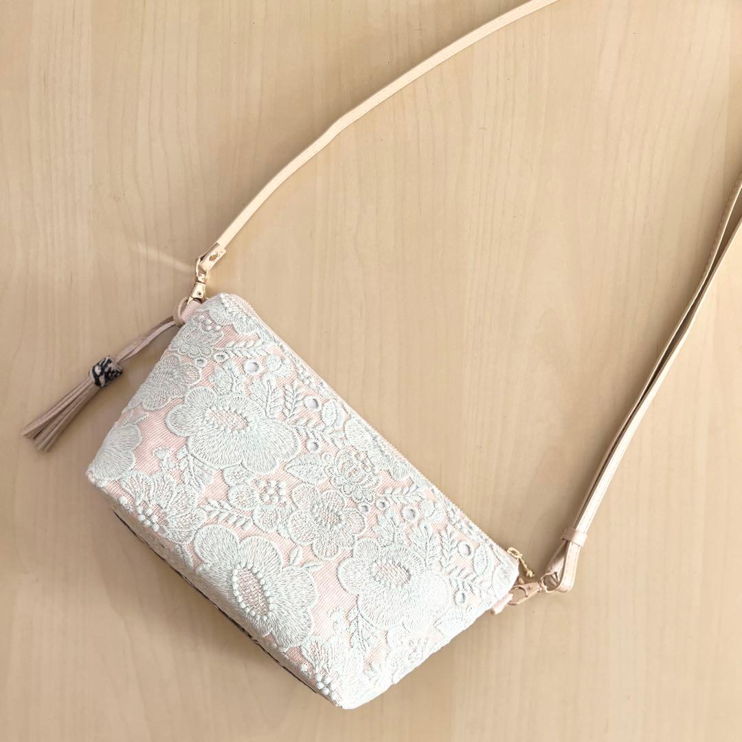 オーダー　ミナペルホネン rosyとsmile flowerショルダーバッグ