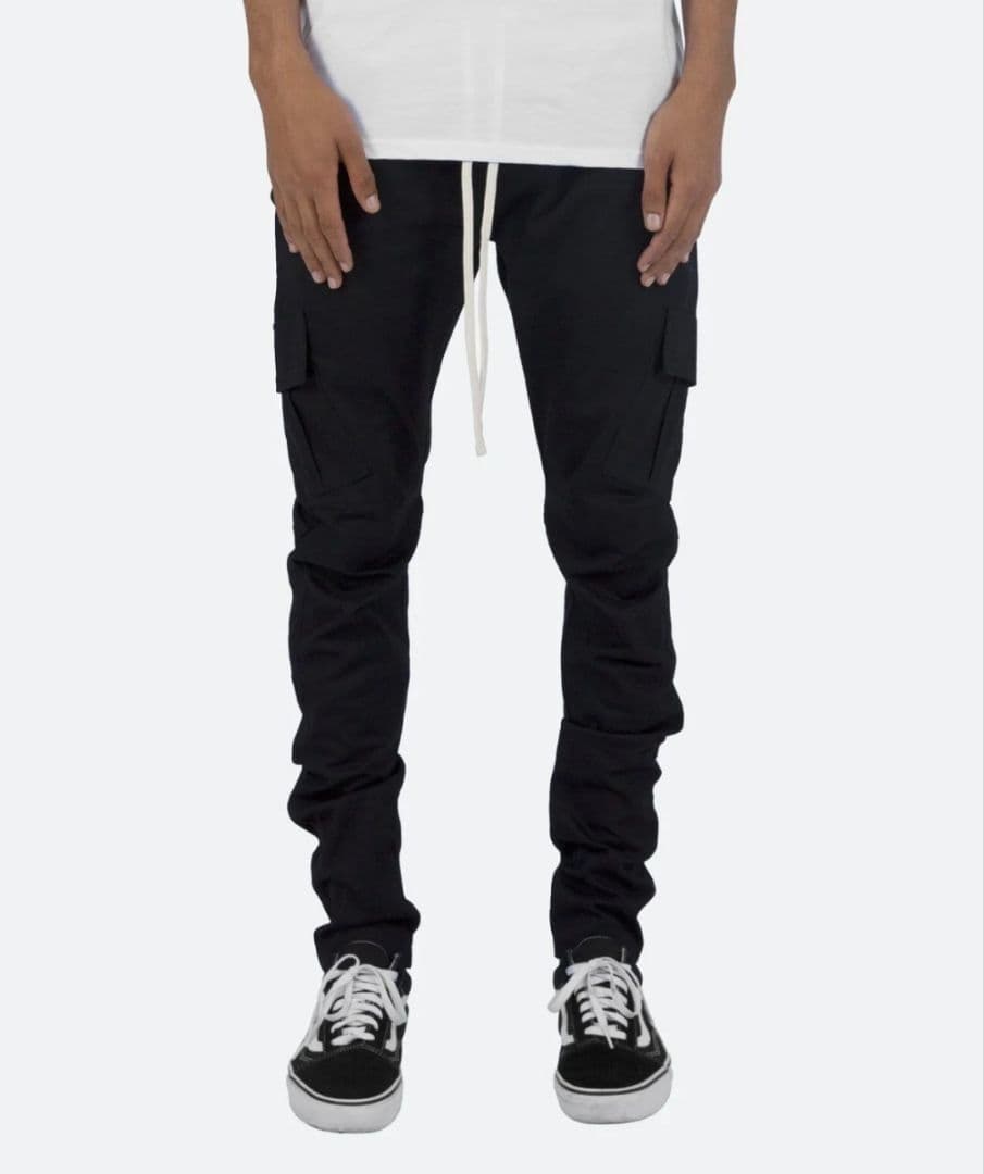 パンツ mnml ZIP CARGO DRAWCORD PANTS / BLACK11