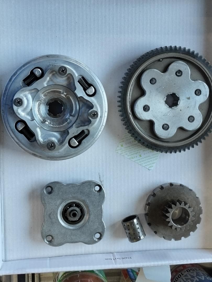 モンキー　アルミ製軽量二枚版マニュアルクラッチ　ジャズ、ゴリラ