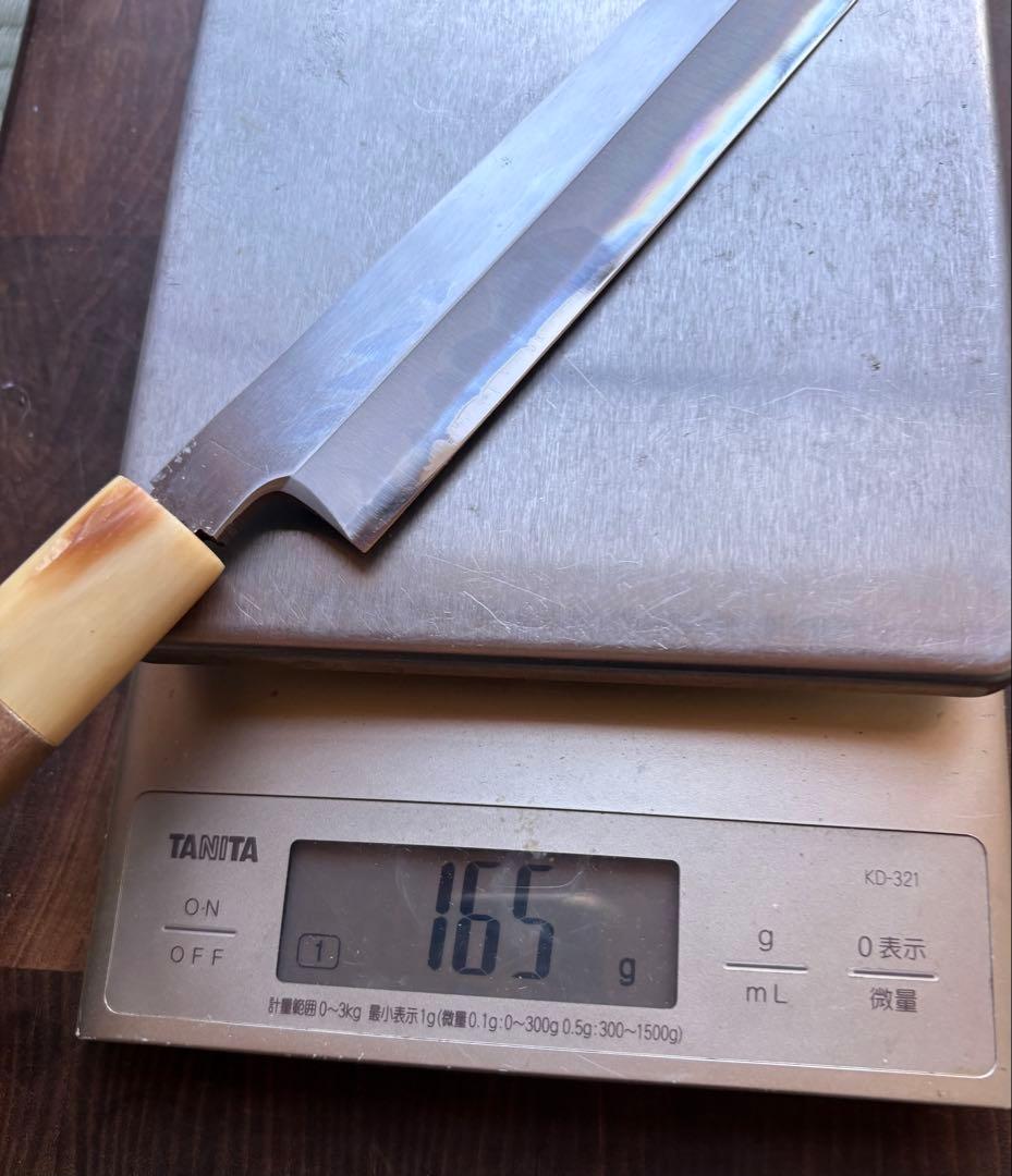 正本総本店　霞　柳刃　300mm 包丁　白鋼　和包丁　再生品